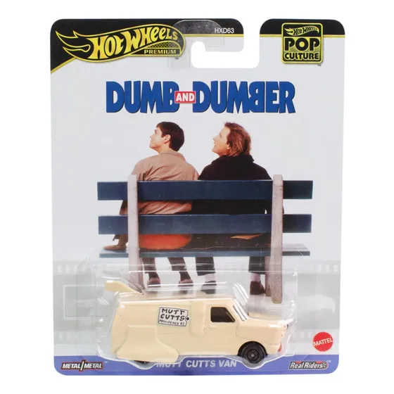 Hot Wheels Premium Mutt Cutts Van El Tonto Y El Más Tonto Beige