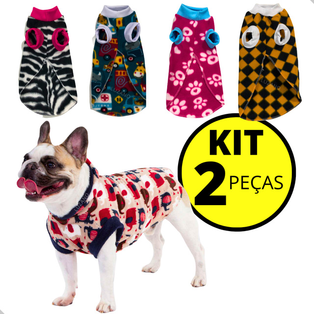 Kit Roupa Para Cachorro Roupa Pet Vestido Roupinha De Frio Kit Roupa Para Cachorro Roupa Pet Vestido Roupinha De Frio