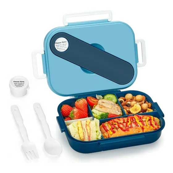 Glotoch Bento Box Adult Kids 5-compartment Lunch Box 9dp12