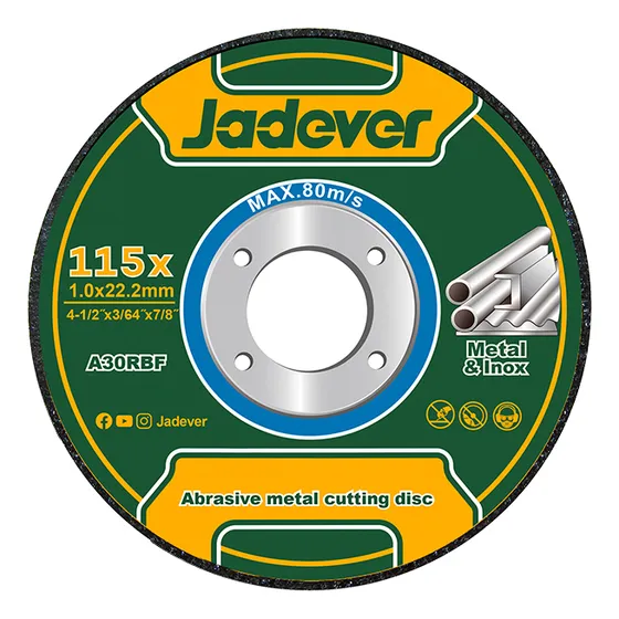 Juegos De Discos Para Metal 115mm 15 Piezas Jadever Color Verde