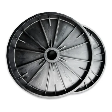 2 Roda Plástico Betoneira Menegotti 250/400l Prime Original