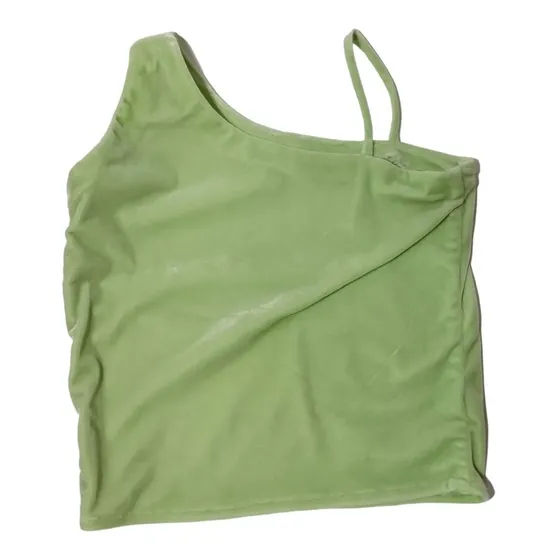 Blusa/camisa Tipo Top Corte Asimetrico Verde