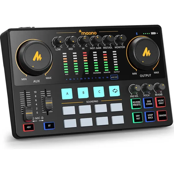 Interfaz De Audio Maonocaster E2 Mezclador De Podcast
