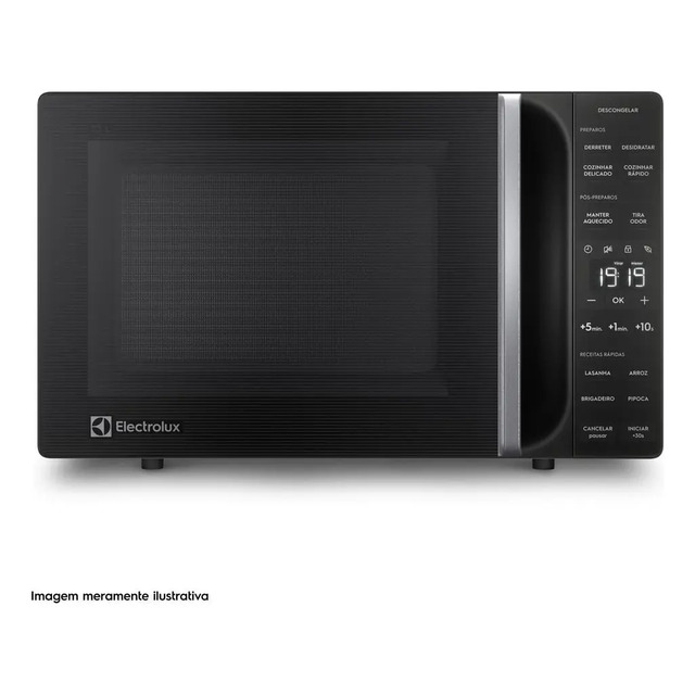 Micro-ondas Electrolux 23l Preto Efficient Com Descongelamento Assistido (me23p