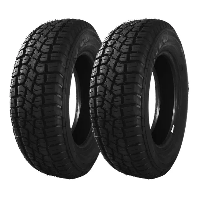 Par Pneu 205/65/15  Remold 2x Par Atr Idea Saveiro Cros Dobl
