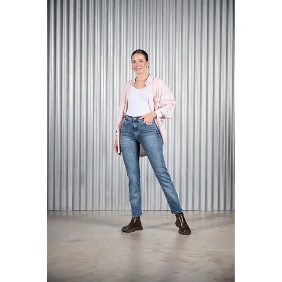 Pantalon Cenitho Recto Bio Stone Localizado Elastizado