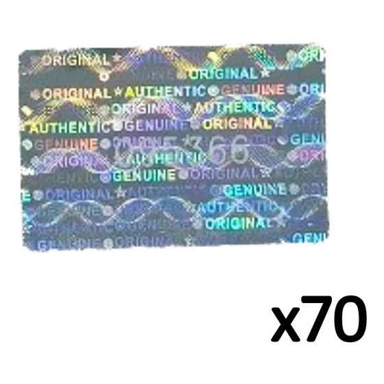 Sticker Etiqueta Sello Seguridad Garantía Serializada 