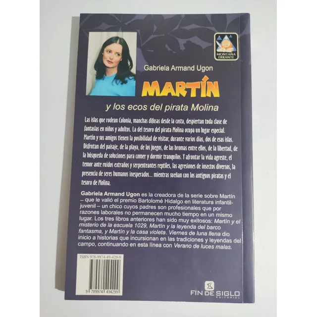 Libro Martín Y Los Ecos Del Pirata Molina - Armand Ugon
