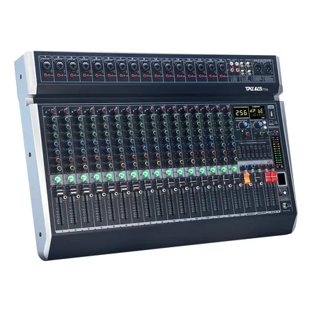 Mesa De Som Tklbls T16 16 Canais Profissional 256dsp 3aux 127/220v