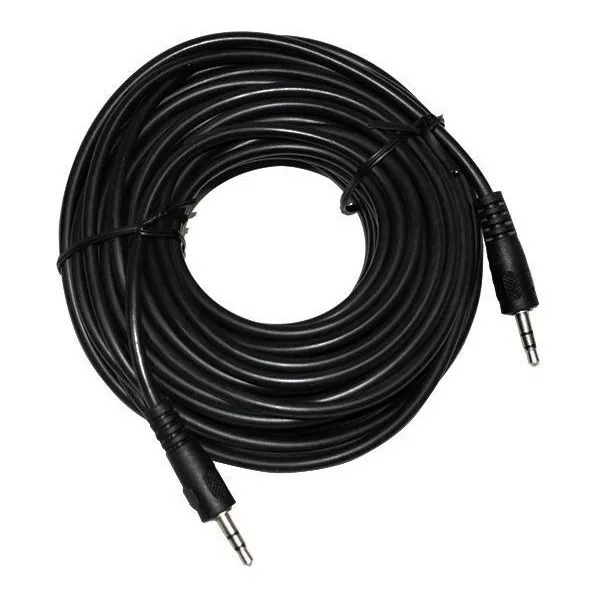 Cable Auxiliar De Audio Estereo  3.5mm A 3.5mm 10 Metros