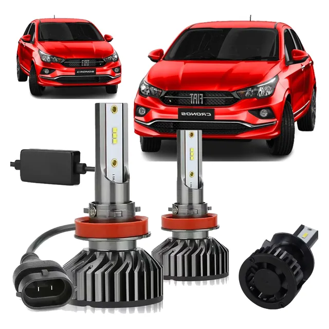 Lampara Cree Led Fiat Cronos Auxiliar Antinieblas Canbus