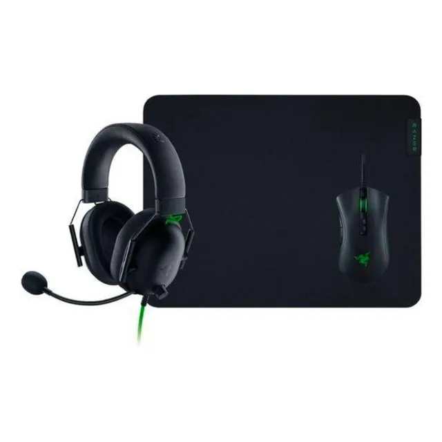 Kit Gamer Razer Mouse Deathadder V2 + Auricular+ Mousepad