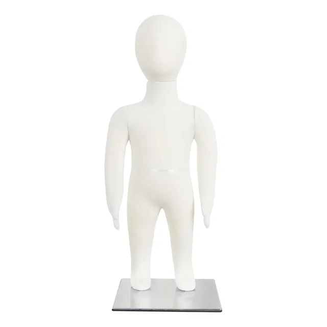 Maniquí Bebé Con Brazos Y Piernas Flexibles - Base Metálica
