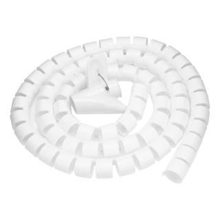 Cable Flexible De Tubo De Envoltura En Espiral Blanco Blanco Cable Flexible De Tubo De Envoltura En Espiral Blanco Blanco