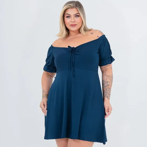 Vestido Feminino Plus Size Pra Gordinha Soltinho Fresco