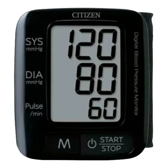 Tensiometro Digital De Muñeca Citizen Color Negro Ch-657