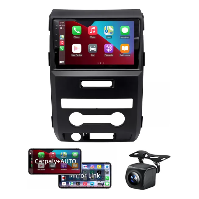 Estéreo Fnbrli 2+32g Para Ford F150 2010-2012 Gps Con Cámara