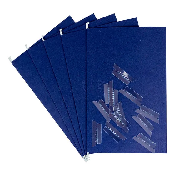 Fólder Colgante Azul Normafold X 20, Tamaño Oficio