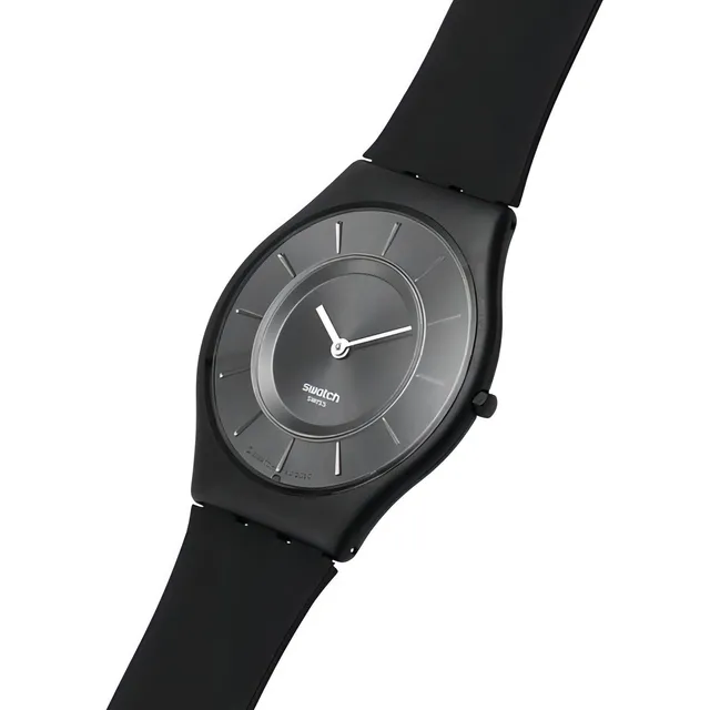 Reloj Swatch Liquirizia Skin Ultrachato Ss08b100 Mujer Suizo