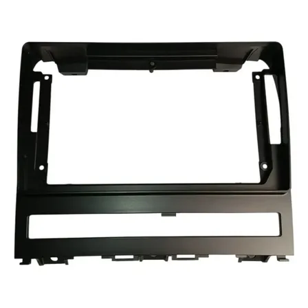 Moldura 9 Plástico Abs Preto Fiat Siena Strada Palio 2005-2012