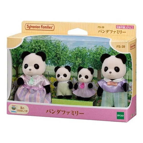 Sylvanian Families Panda Pookie - Epoch Colección Fs-39