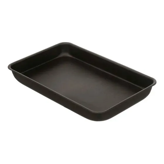 Mini Assadeira Rasa Forninho Bolo Tortas Antiad 24,7x15,5x3