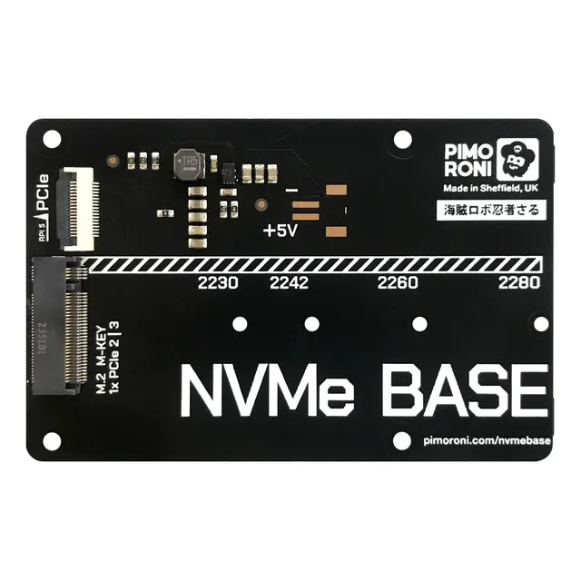 Base Nvme Pcie Para Conectar Raspberry Pi 5 Y Ssd 2260 2280