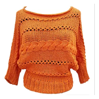 Sueter tejido a dos agujas para mujer sale