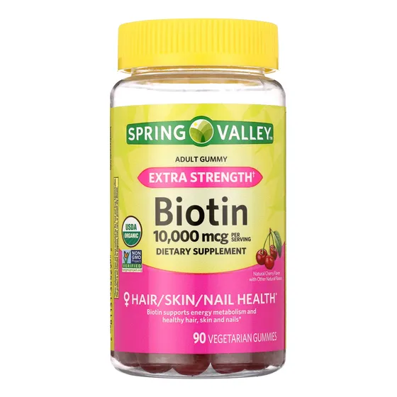 Gomitas Vegetarianas Spring Valley De 10 000 Mcg Extra Fuert