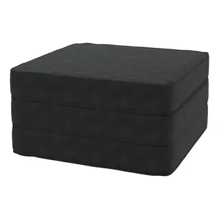 Puff Multiuso 3 Em 1 De Solteiro ColchĂŁo Colchonete Almofada Com Enchimento E ZĂper Estilo NĂłrdico Minimalista VersĂĄtil Cor: Preto Puff Multiuso 3 Em 1 De Solteiro ColchĂŁo Colchonete Almofada Com Enchimento E ZĂper Estilo NĂłrdico Minimalista VersĂĄtil Cor: Preto