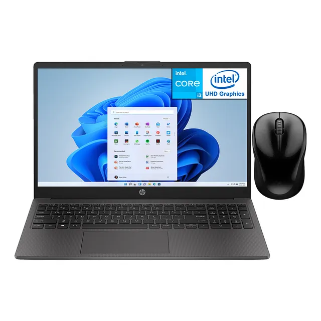 Laptop HP 250 G10 Intel Core i3 8GB RAM 256GB SSD Windows 11 Home Mouse