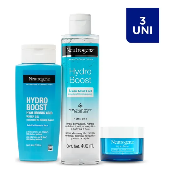 Kit Neutrogena Hydro Boot Hitratante + Àgua Micelar
