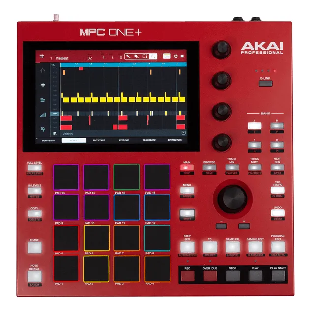  sequenciador Akai Mpc One Plus Mk2 Standalone vermelho