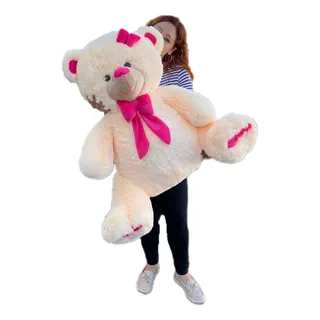 Osa De Peluche Grande De 1 Metro Perfumada Y Con Moño De Reg Osa De Peluche Grande De 1 Metro Perfumada Y Con Moño De Reg