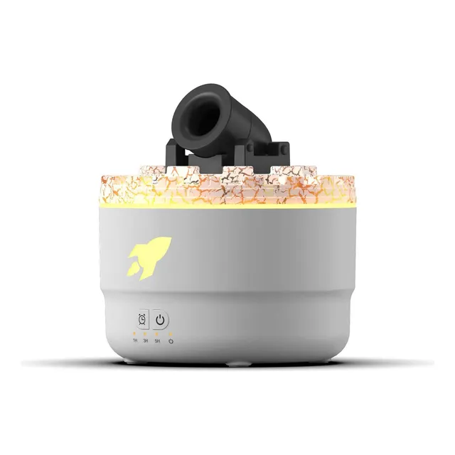 - Humidificador De Aroma De Cañón De Vapor Led De 7 Colores