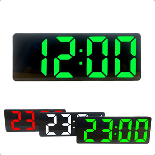 Relógio Digital De Mesa Led Com Data Alarme Temperatura Relógio Digital De Mesa Led Com Data Alarme Temperatura