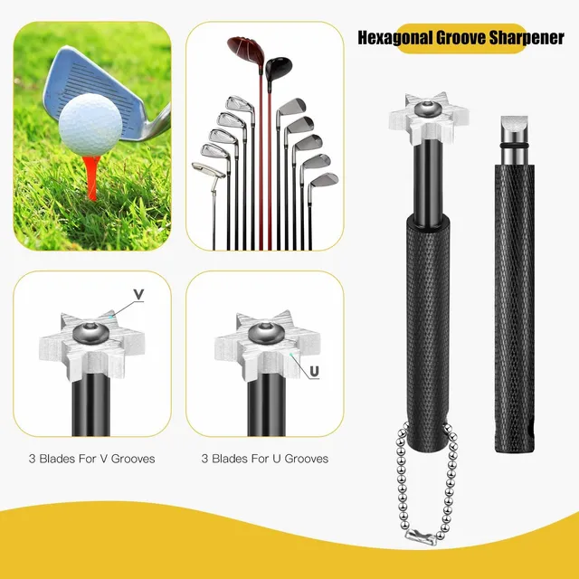 Juego 8 Repuesto Limpiador Palo Golf Limpieza Ranura 6
