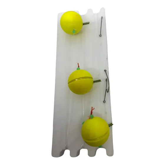Linea Armada Misi 3 Boyas Yoyo 25mm Pesca Pejerrey Telgopor