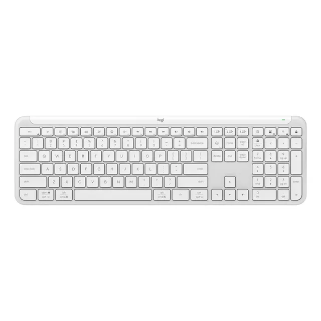 TECLADO INALÁMBRICO LOGITECH SIGNATURE SLIM K950 PERFIL BAJO TECLADO BLANCO IDIOMA ESPAÑOL LATINOAMÉRICA