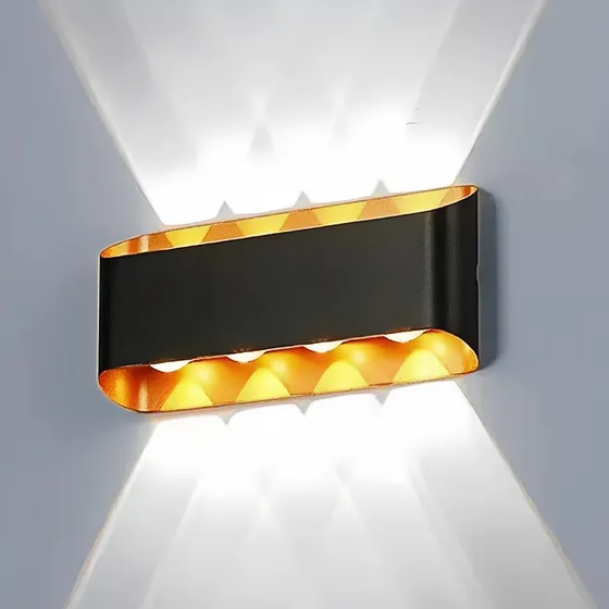Foco Led Aplique 8 Leds Luz Fría/cálida Interior Exterior