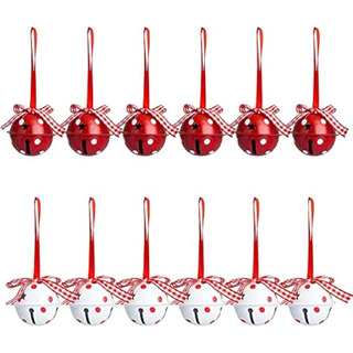 Para Juego De 12 Colgantes De Campana De Navidad Grande / Para Juego De 12 Colgantes De Campana De Navidad Grande /
