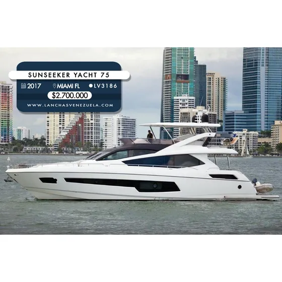 Yate Sunseeker Yacht 75 Lv3186