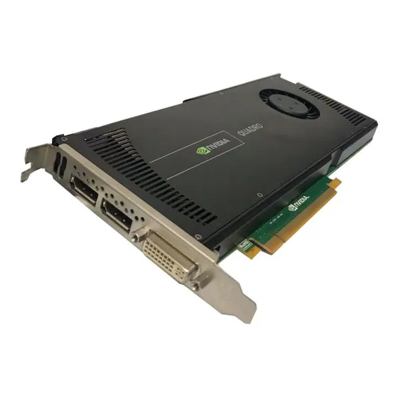 Placa De Vídeo Nvidia Quadro 4000 2gb Ddr5| Displayport Dvi