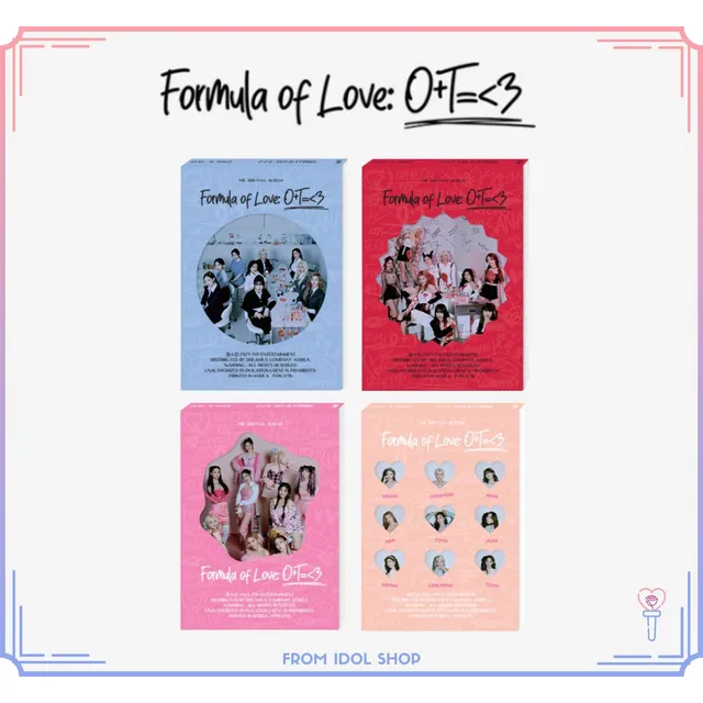 Twice 3rd Full Album Formula Of Love [ Set 4 Ver. ] Original