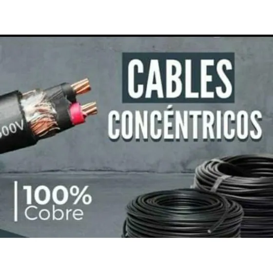 Cable Concéntrico 2x2+4 2x4+6 2x6+8 2x8+10 Somos Tienda Físi