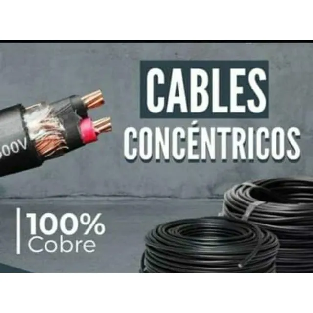 Cable Concéntrico 2x2+4 2x4+6 2x6+8 2x8+10 Somos Tienda Físi