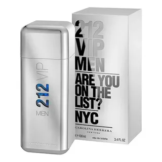 Carolina Herrera Perfume Masculino 212 Vip Men De Carolina Herrera Edt 100ml