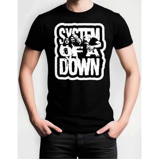 Camiseta Manga Corta System Of Down Rock Black Series Vol12