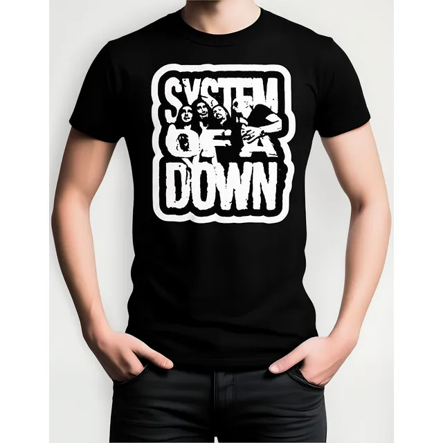 Camiseta Manga Corta System Of Down Rock Black Series Vol12