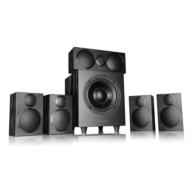 Sistema De Parlantes 5.1 Wharfedale Dx-3 Hcp Color Negro